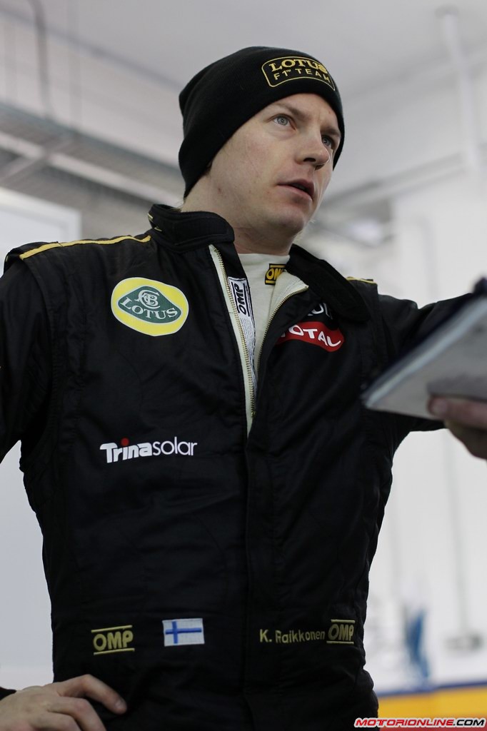 Raikkonen Test Valencia